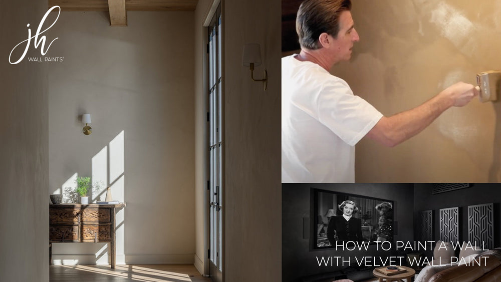 How To Paint A Wall with Velvet Wall Paint | JH Wall Paints